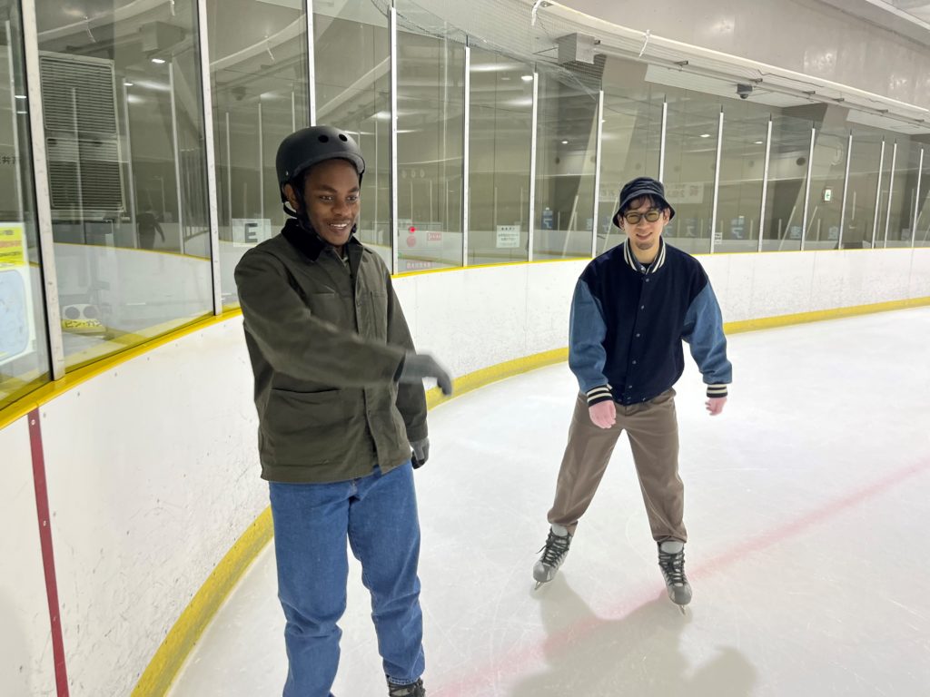 tobiさんとのアイススケート